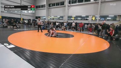 120 lbs Consi Of 4 - Tyler Toth, Keyport vs Nico Dalessandro, Broomall