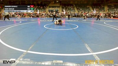 80 lbs Consi Of 32 #2 - Parker Schulz, Viking Wrestling Club (IA) vs Keir Devlin, Pride WC