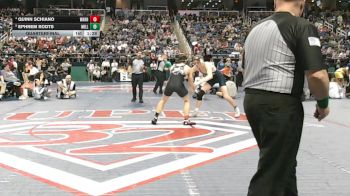 8A 175 lbs Quarterfinal - Ephrem Rodts, Millbrook vs Quinn Schiano, William Amos Hough High School