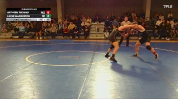 165 lbs Cons. Round 2 - Layne Warburton, Trinidad State vs Anthony Thomas, Iowa Western Community College