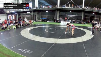 100 lbs Chelsea Dressler, Pennsylvania Blue vs Eliana Caro, California Red