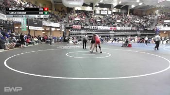 170 lbs 5th Place Match - Trynity Pope, Stafford HS vs Harlie Owings, Eureka HS
