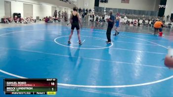 160 lbs Finals (8 Team) - Rafe Aho, UNC (United North Central) vs Kaidan Trousdale, Hastings