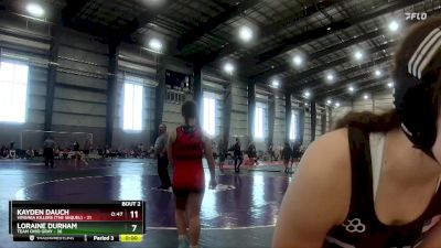 132 lbs Quarterfinal - Allana Smith, Team Ohio Gray vs Erika DeBlock, Virginia Killers (The Sequel)