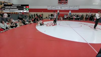 66-69 lbs Round 5 - Wyatt Staudinger, Eaton Reds WC vs Latham Winters, Top Notch WC