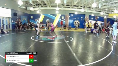 165 lbs Round 5 (8 Team) - Justin Goodwin, Socs vs Daniel Quinones, Pasco Wolfpack