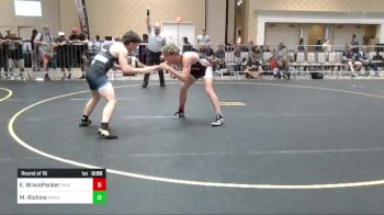 144 lbs Round Of 16 - Ethyn BravoPacker, Brighton WC vs Max Richins, Wasatch WC