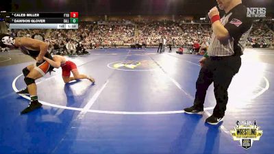 B4A-138 lbs Quarterfinal - Dawson Glover, Sallisaw vs Caleb Miller, Ft. Gibson