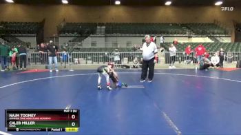 43 lbs Round 2 - Najm Toomey, Hammer Time Wrestling Academy vs Caleb Miller, Iowa