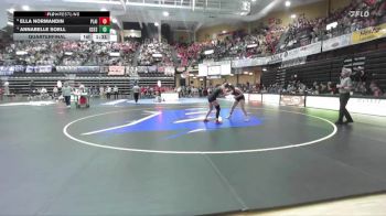 140 lbs Quarterfinal - Ella Normandin, Plainville HS vs Annabelle Soell, Gypsum-Southeast Of Saline HS