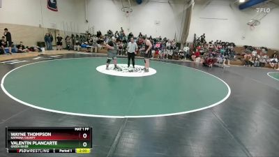 285 lbs Champ. Round 1 - Wayne Thompson, Natrona County vs Valentin Plancarte, Green River