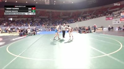 3A Boys 126 lbs Champ. Round 1 - Henry Barnes, Burns Boys vs Tobijah Mauck, Banks Boys