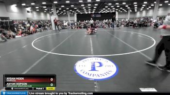 140 lbs Cons. Round 2 - Aydan Moen, Minnesota vs Axton Hopson, Grindhouse Wrestling Club