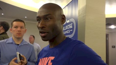 Bernard Lagat having more fun than ever