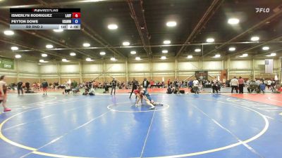 135 lbs Rr Rnd 3 - Ismerlyn Rodriguez, LADY WARRIORS UNITED /BLACK 46:5 -GHSE vs Peyton Dowe, USAW Maine - GHSE