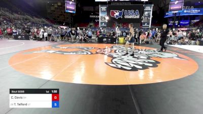 113 lbs Rnd Of 128 - Chase Davis, OH vs Tanner Telford, UT