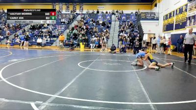 100 lbs Semifinal - Carly Jox, Mount Lebanon Hs vs Aalyiah Morris, Saegertown Hs