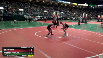 120 lbs Quarterfinal - Preston Schuler, PCWA vs Jacob Lewis, JEA2