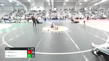 65 lbs Rr Rnd 2 - Collin Artman, Quest School Of Wrestling Elem vs Keegan Pearce, Mat Assassins Red