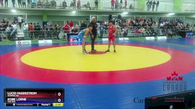 48kg Cons. Round 3 - Lucio Fagerstrom, Schewa WC vs Kobe Lorne, The ROC