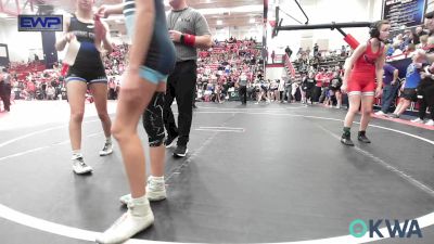 102 lbs Quarterfinal - Presley Beard, Kansas Young Guns vs Lillie Cariker, Collinsville Cardinal Youth Wrestling