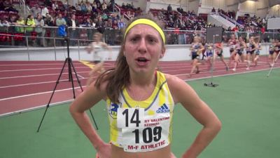 Emily Lipari after her 1k/3k double