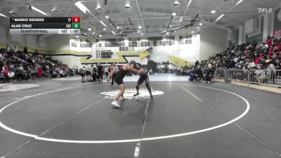 192 lbs Quarterfinal - Alan Cruz, Escondido vs Marko Dzodzo, Torrey Pines