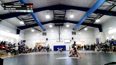 113 lbs Semifinal - Bennett Leonards, Rayne vs Silas Metts, Oak Grove HS