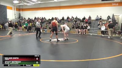 175-185 lbs Round 3 - Walker Smith, Lisbon vs Wyatt Bistricky, Prairie, Cedar Rapids