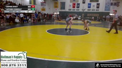 145 lbs Semifinal - Sophia Stacy, North Hunterdon vs Autumn Connolly, North Hunterdon