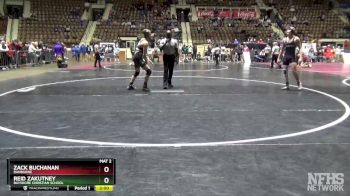 170 lbs Semifinal - Reid Zakutney, Bayshore Christian School vs ZACK BUCHANAN, Ranburne