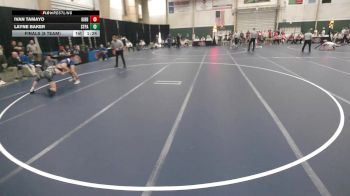 138 lbs Finals (8 Team) - Ivan Tamayo, Gibbon vs Layne Baker, St. Paul