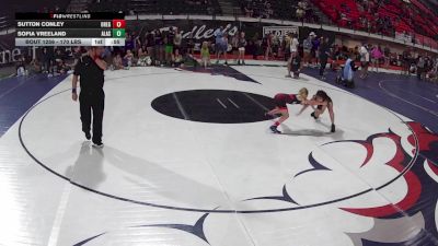67.7-76.2 lbs 5th Place Match - Sutton Conley, Oregon vs Sofia Vreeland, Alaska