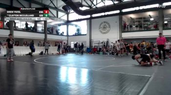 111-119 lbs Champ. Round 1 - Clayton McClelland, Quincy Senior High vs Drew Patel, North Boone Vikings