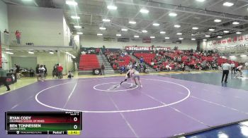 197 lbs 5th Place Match - Ryan Cody, Colorado School Of Mines vs Ben Tonnessen, Adams State