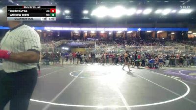 157 1A Quarterfinal - Javier Lopez, Zephyrhills Christian vs Andrew Chen, Pine Crest