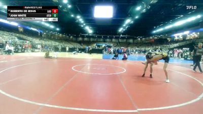 132 lbs Cons. Round 4 - Josh White, Athens Christian vs Roberto De Jesus, Lake Gibson