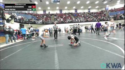 61 lbs Rr Rnd 4 - Andrew Klingenberg, D3 Wrestling Cluib vs Rose Reyna, Carl Albert