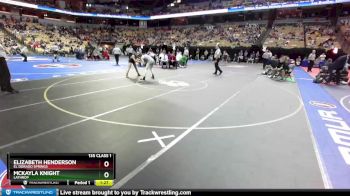 135 Class 1 lbs Semifinal - McKayla Knight, Lathrop vs Elizabeth Henderson, El Dorado Springs