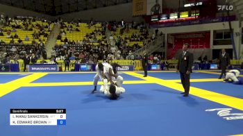 ISAAC MANU SANKERSINGH vs KYLE EDWARD BROWN 2024 World Jiu-Jitsu IBJJF Championship