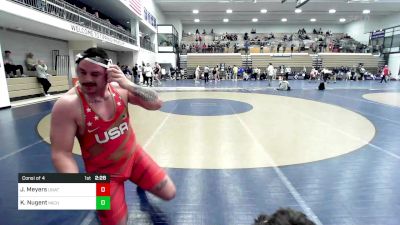 285 lbs Consi Of 4 - John Meyers, Unattached- Clarion vs Keegan Nugent, Michigan