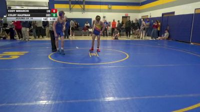 133 lbs Round Of 16 - Cody Mirarchi, Line Mountain vs Colby Kaufman, Chestnut Ridge