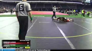 Girls - 145 lbs 5th Place Match - Morgan Ludwig, Midland HS vs Vanessa Reimer, Escanaba HS