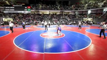 235 lbs Quarterfinal - Faith Jones, Lumpkin Co. vs Jayva Amos, Hillgrove