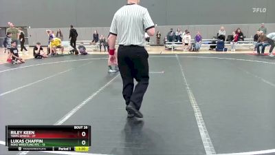 105 lbs Round 6 (10 Team) - Riley Keen, Terps Xpress vs Lukas Chaffin, Noke Wrestling RTC