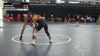 174 lbs Cons. Round 3 - Gabriel Luna, Fresno City College vs Nathan Ortega, College Of The Redwoods