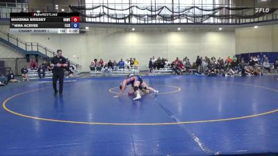 145 lbs Champ. Round 1 - Makenna Brissey, Hawkeye Community College vs Nina Aceves, Iowa Lakes CC