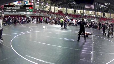 102 lbs Champ. Round 2 - Edison Omar, Beatrice Wrestling Club vs Heustyn Roesler, St Paul Youth Wrestling