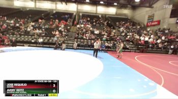 135 lbs Champ. Round 2 - Jose Requejo, Beaver vs Avery Reitz, Olympus High School
