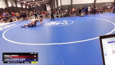 157 lbs Cons. Semi - Finley Arnold, Washington vs Cyrus Faussete-Sadri, Askeo International Mat Club